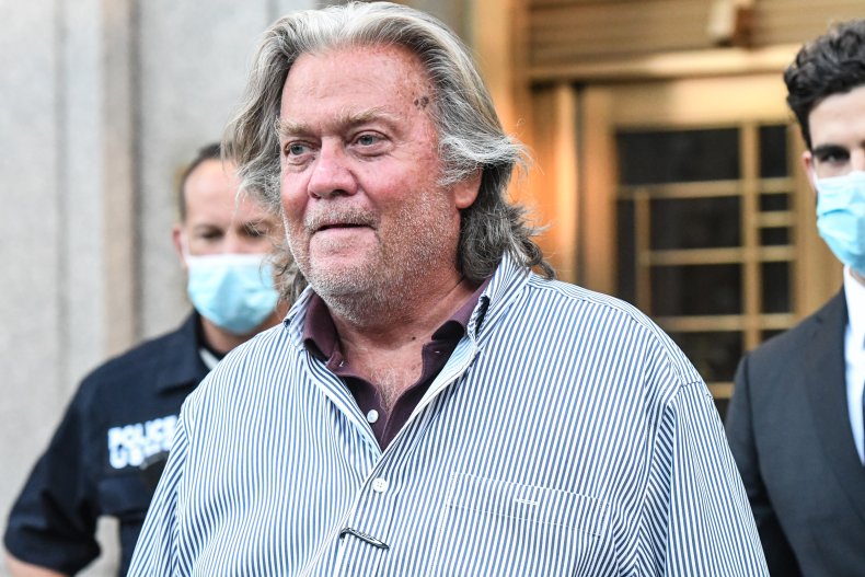 Former White House Chief Strategist Steve Bannon