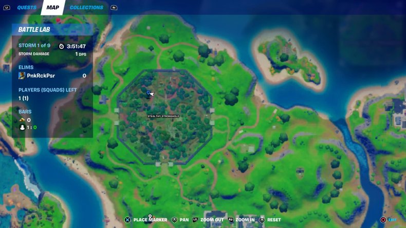 fortnite predator location map