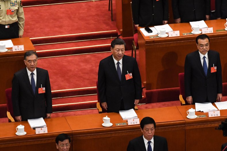 Chinese Leadership Appears for Legislative Session