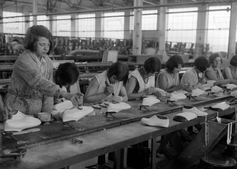 #25. Shoe factory operatives
