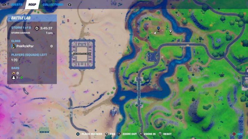 fortnite steel farm location map