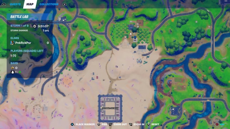 fortnite sunflowers farm location map