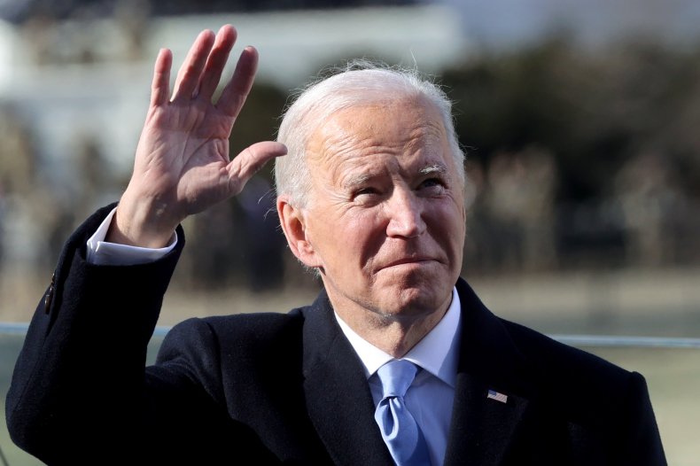 biden after being sworn in