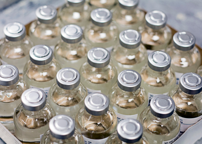 How far apart are the first and second doses?
