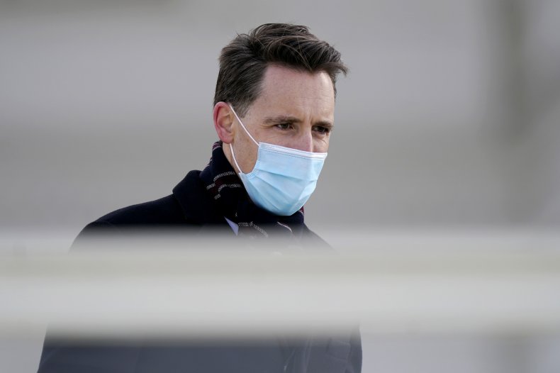 josh hawley at presidential inauguration