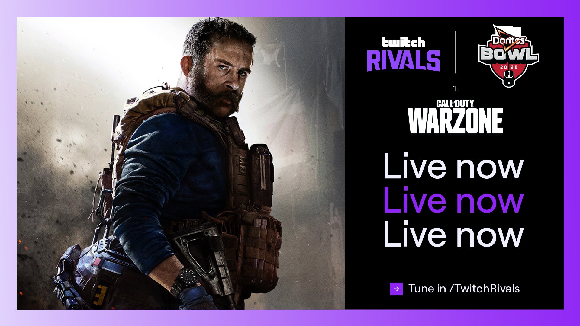 Как попасть на twitch rivals call of duty