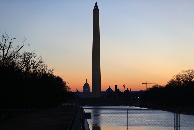 Washington Monument and U.S. Capitol