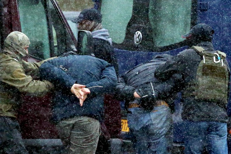Belarus police arrest activists in Minsk, Belarus