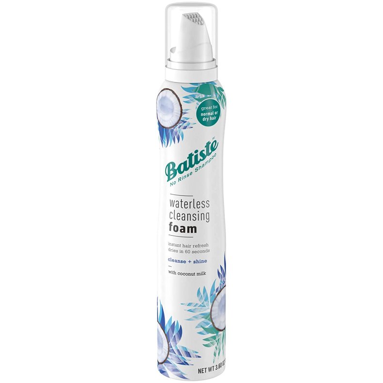Waterless cleansing foam