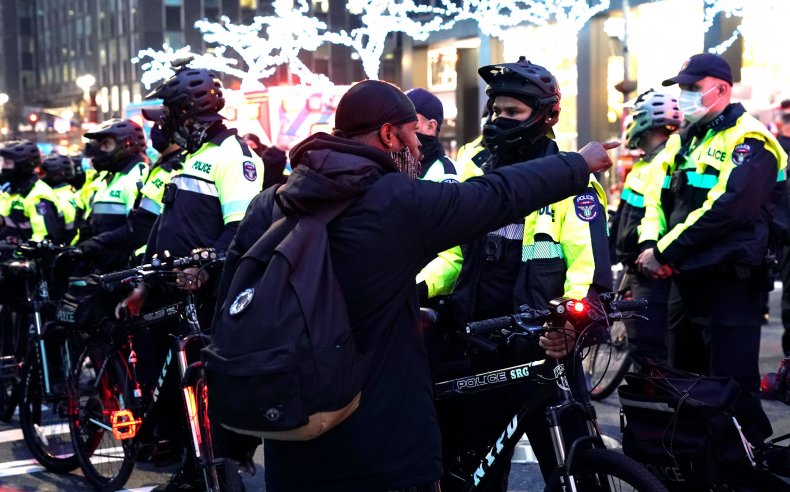 police protest