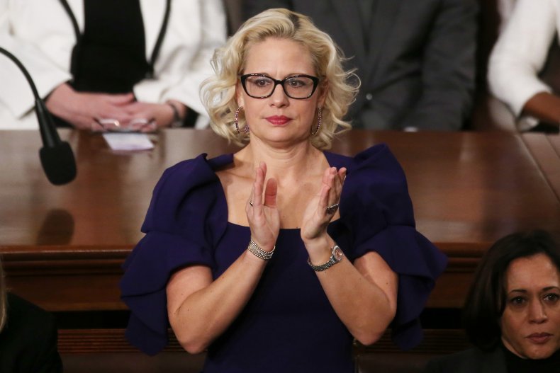 Krysten Sinema against opposes eliminating filibuster Senate