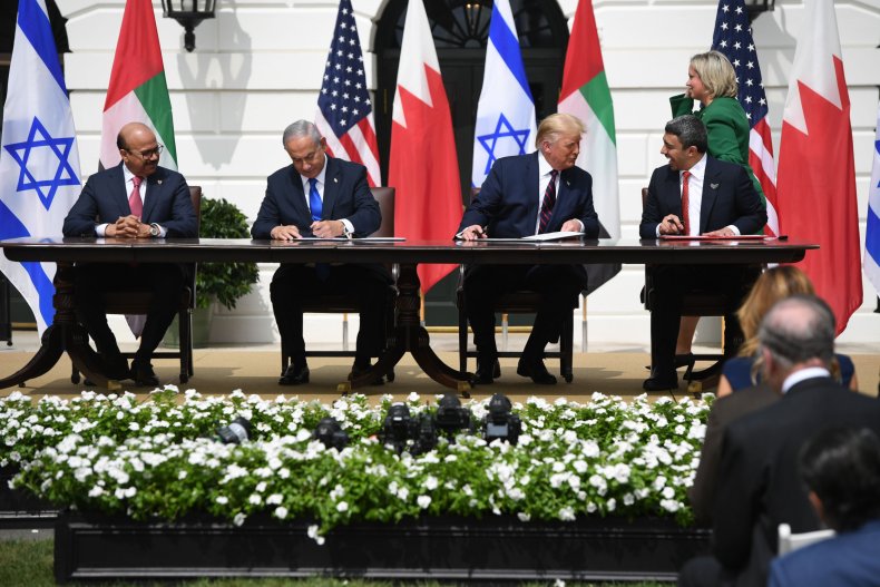 Signing of the Abraham Accords at the