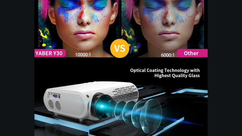 YABER Y30 Native 1080P Projector