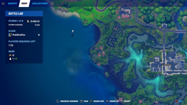 fortnite hidden bunker location 1 map