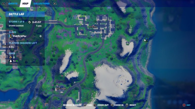 fortnite hidden bunker location 3 map