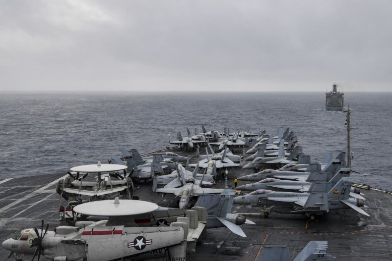 USS Theodore Roosevelt Enters South China Sea