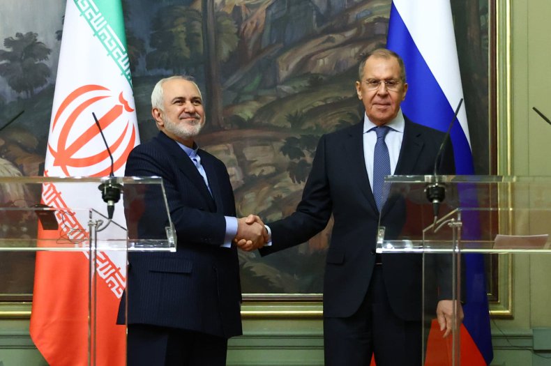 iran, zarif, russia, lavrov, moscow, flags