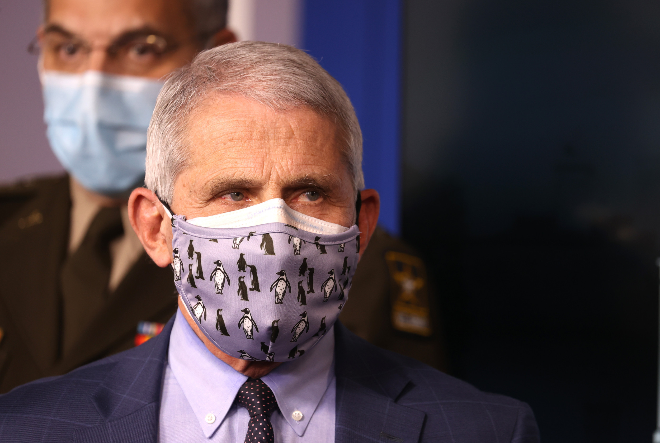 Dr. Anthony Fauci Says Double-Masking Likely 'More Effective,' U.K. COVID Strain in 20 States
