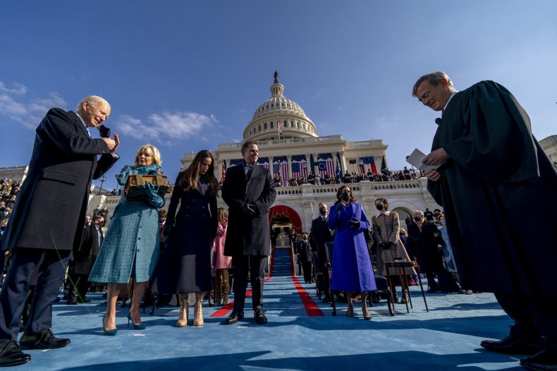 Inauguration of Joe Biden on January 20,