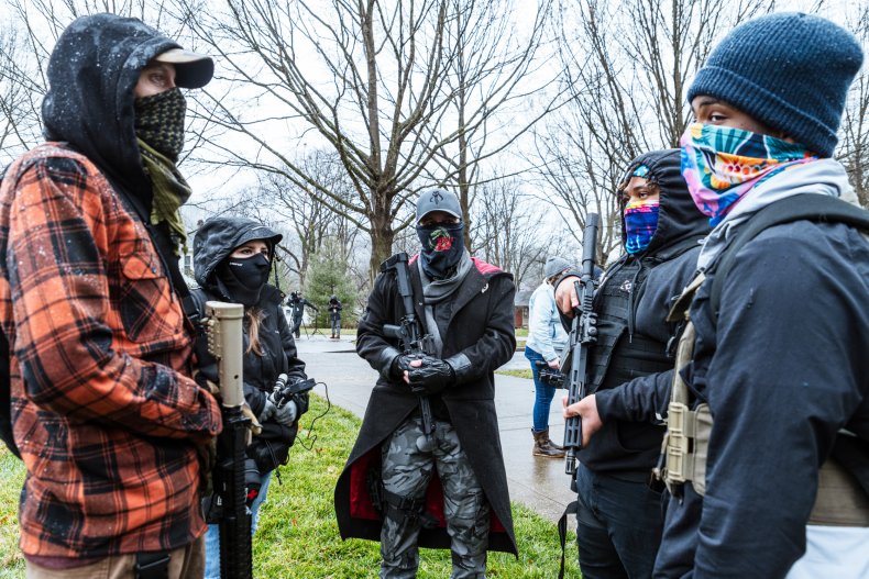 left, right, wing, militias, boogaloo, bois