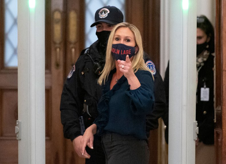 Marjorie Taylor Greene Town Hall Reporter Ejected