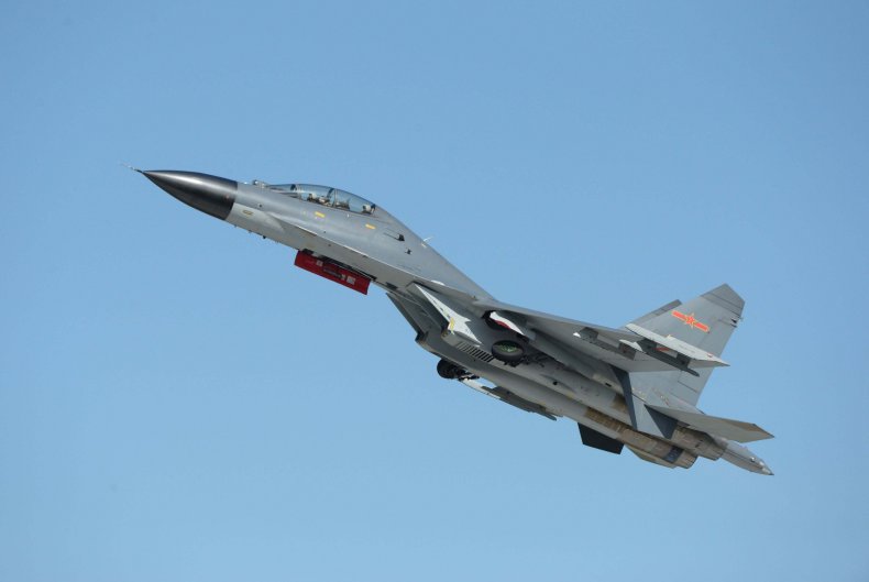 Chinese Fighter Jet Performs at Airshow