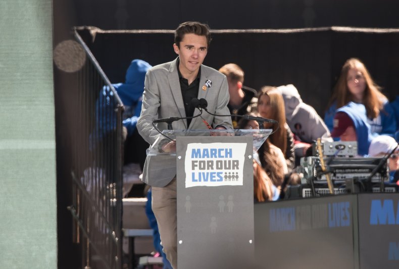 David Hogg During March For Our Lives