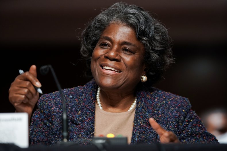 Linda Thomas-Greenfield Attends Senate Hearing
