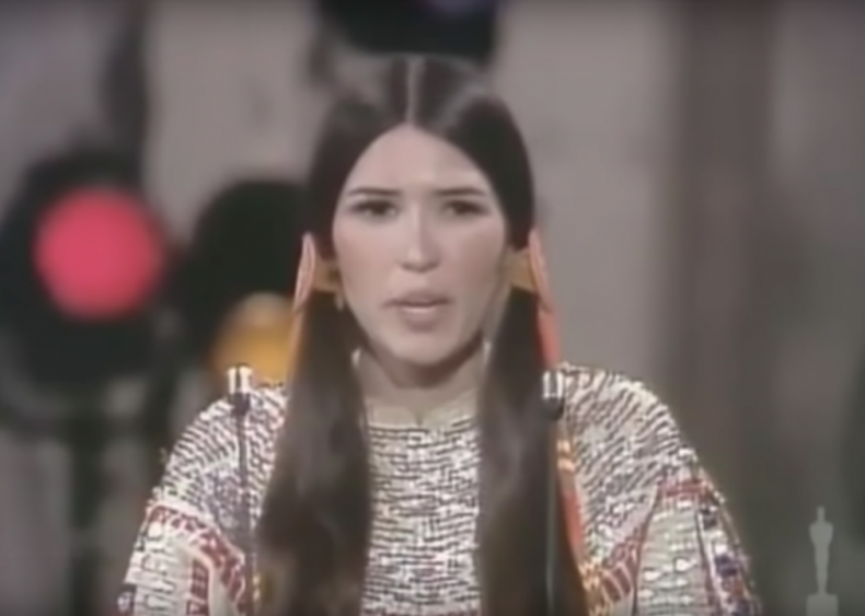 #30. Sacheen Littlefeather’s speech at the 1972 Academy Award ceremony