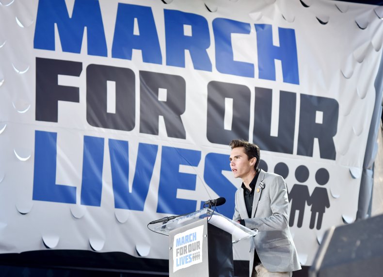 Gun control advocate David Hogg
