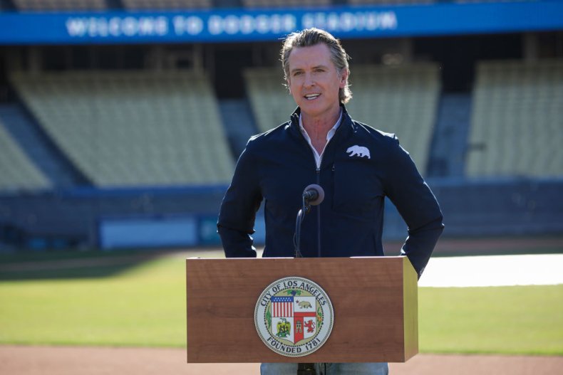 California Gov. Gavin Newsom