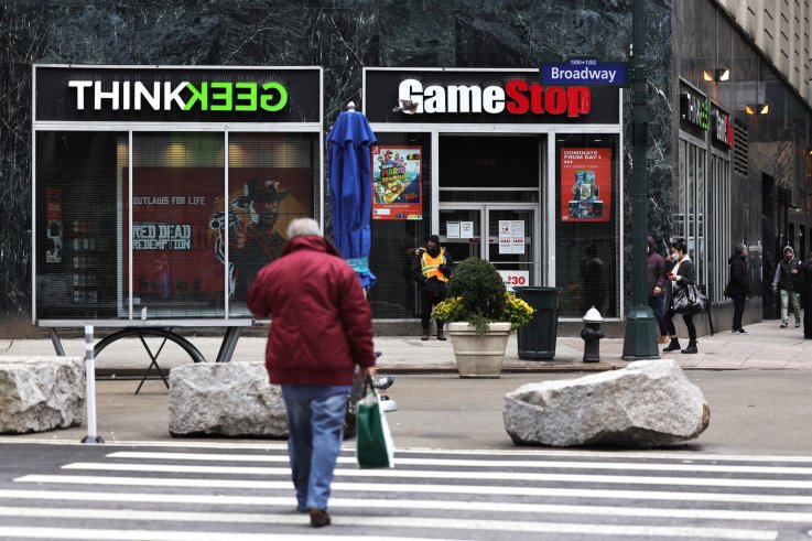 A GameStop Videogame Store In Midtown Manhattan