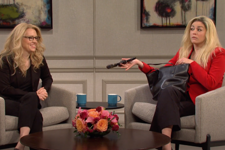 Kate McKinnon and Cecily Strong on SNL