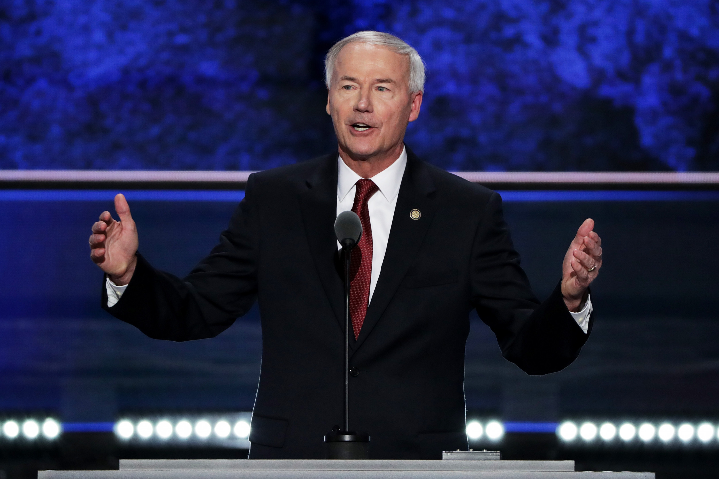 GOP Governor Asa Hutchinson Sides Against Marjorie Taylor Greene