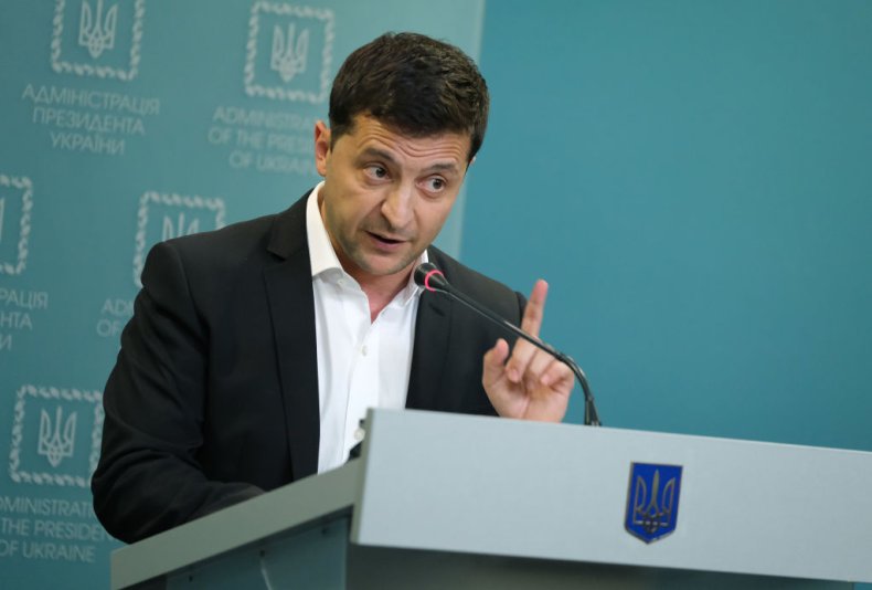 Ukrainian President Volodymyr Zelensky