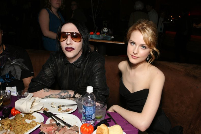 Marilyn Manson and Evan Rachel Wood