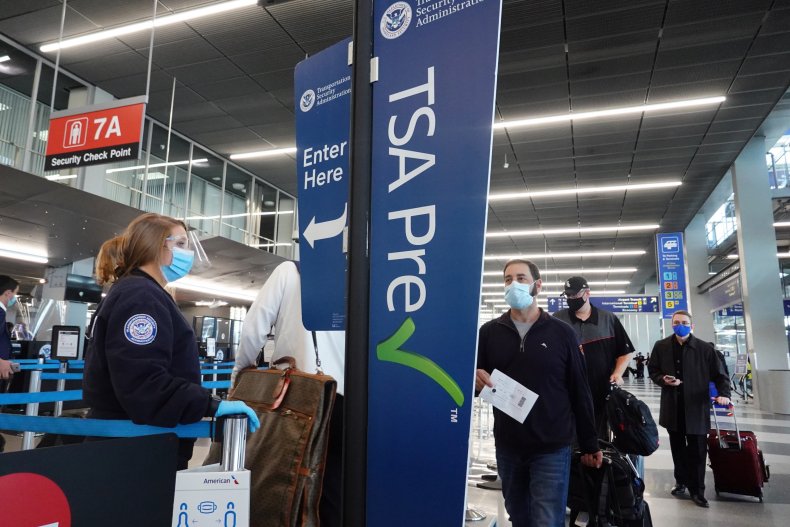 TSA checkpoint Chicago airport