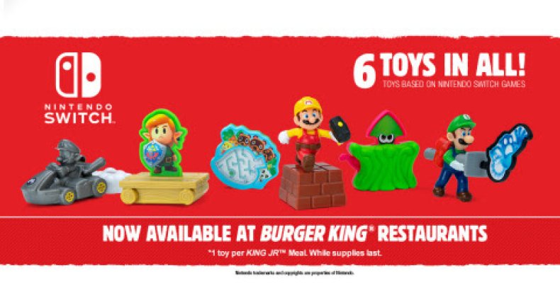 burger king nintendo switch toys