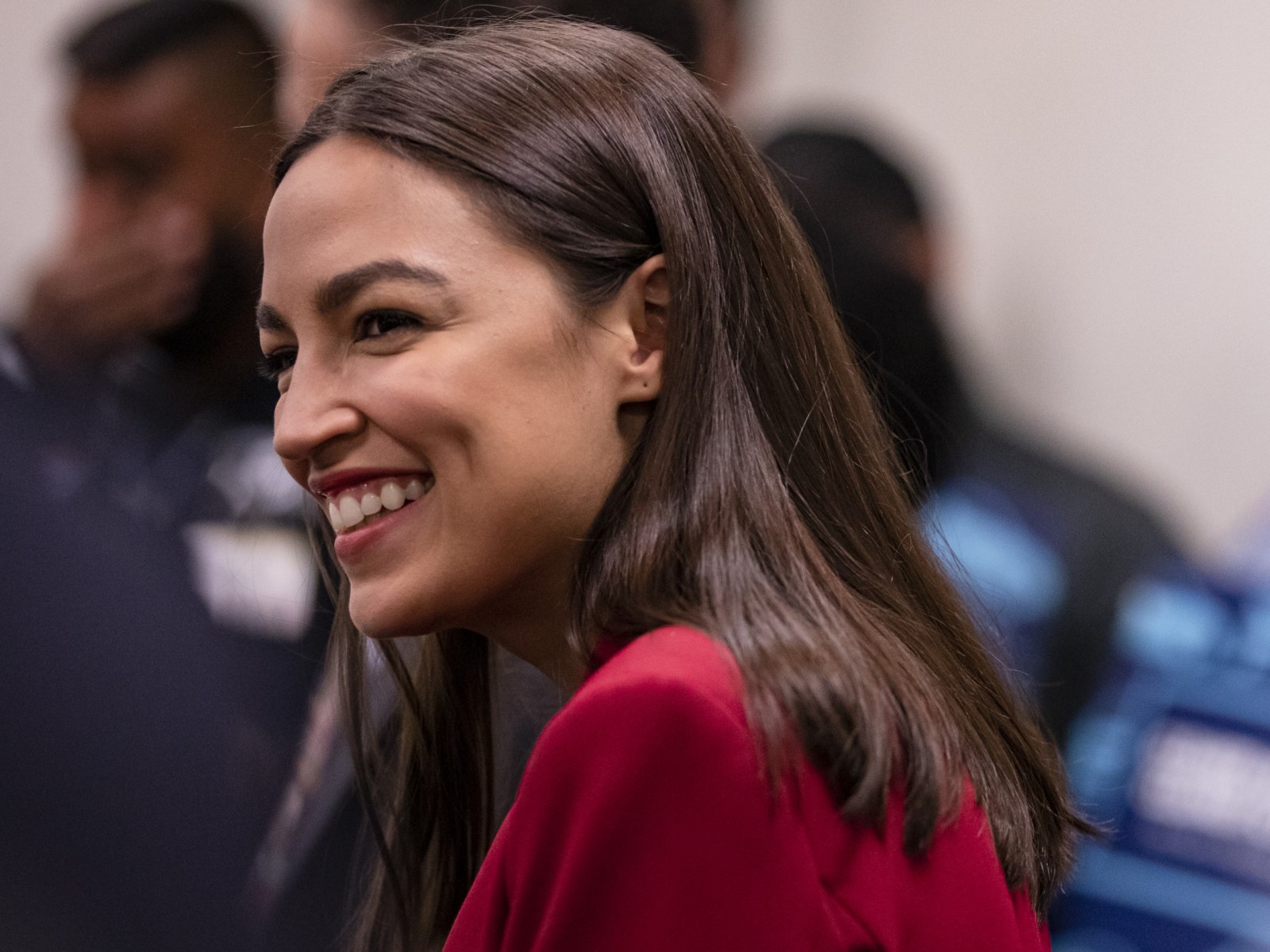 Meander message Miner Alexandria Ocasio-Cortez Hid in Bathroom During Capitol Riot and Thought  She Was Going to Die