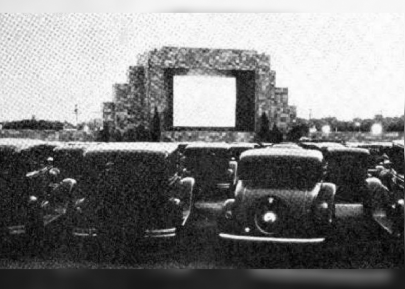 1933: Drive-in theaters