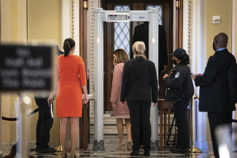 House metal detectors fines Republicans Democrats Pelosi