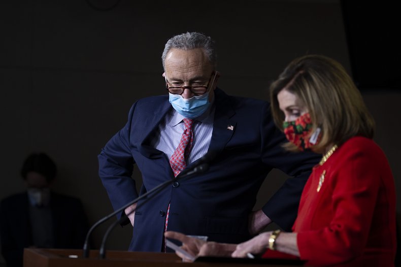 Leader Chuck Schumer and Speaker Nancy Pelosi
