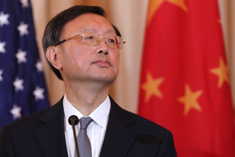 Yang Jiechi Addresses Media At Press Conference