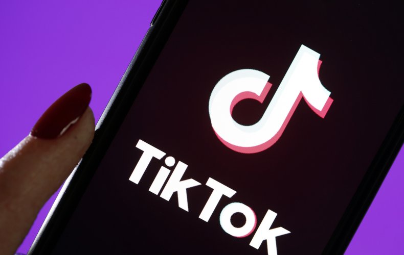 TikTok is displayed on an iPhone