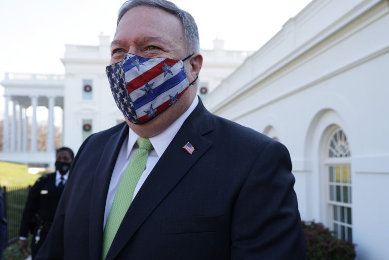 Secretary Mike Pompeo Speaks Outside White House