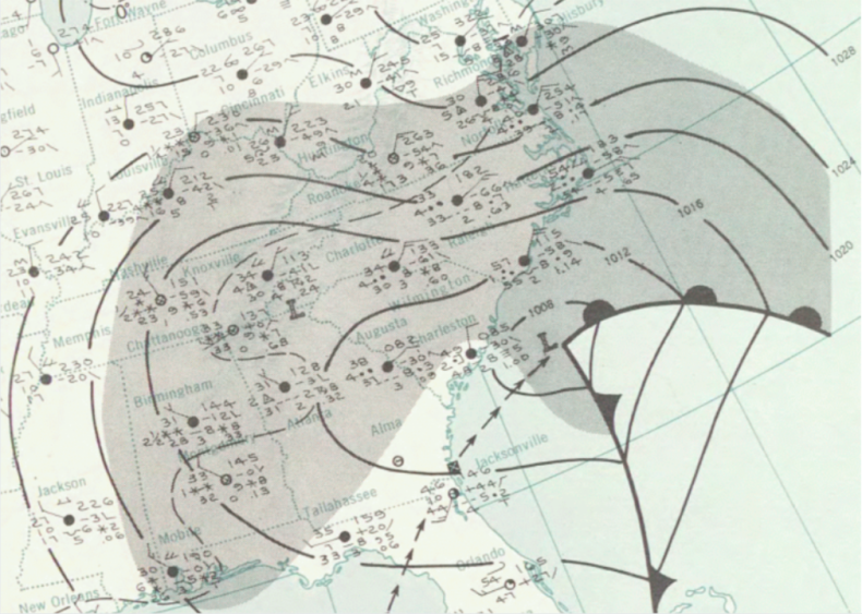 1964: New Year's Eve 1963 snowstorm