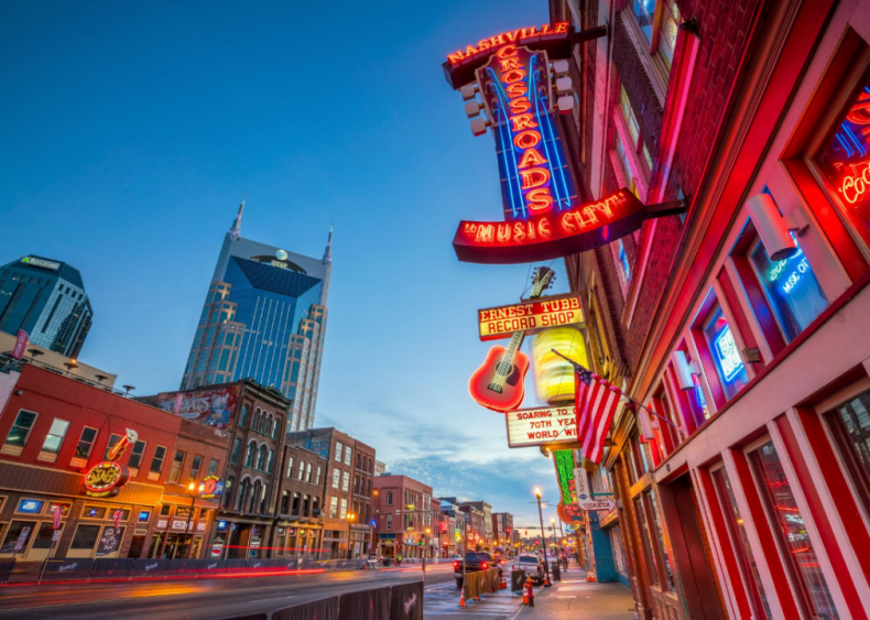 #88. Nashville, Tennessee (tie)