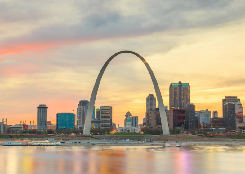 #48. St. Louis, Missouri (tie)