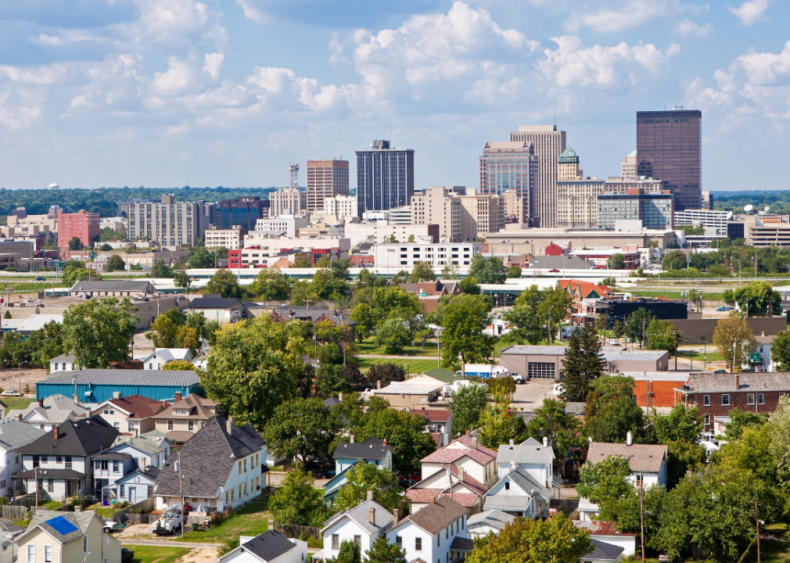 #48. Dayton, Ohio (tie)