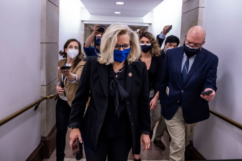 Rep. Liz Cheney Heads to House Floor
